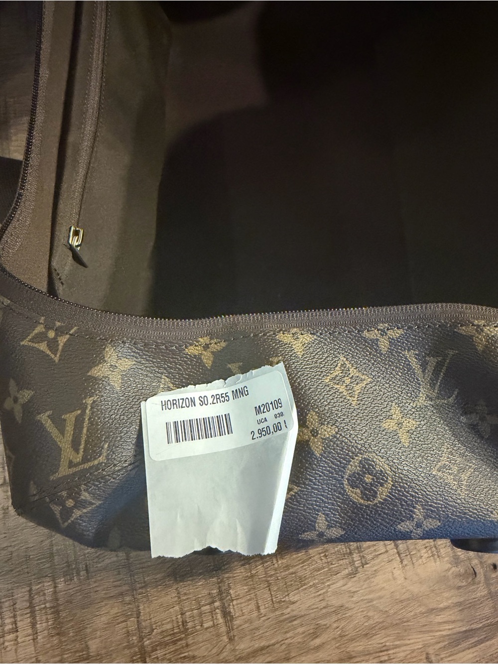 Louis Vuitton Brown Monogram Canvas Duffel Bag